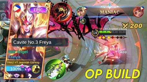 NEW BUILD BROKEN BUILD TOP 1 GLOBAL FREYA FREYA BEST BUILD