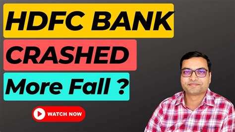 HDFC Bank Crashed What Is The Reason YouTube