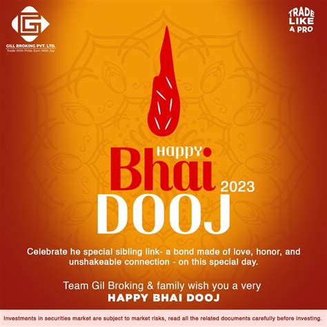 🧡 Happy Bhai Dooj 2023 🎈 - Gill Broking - Medium