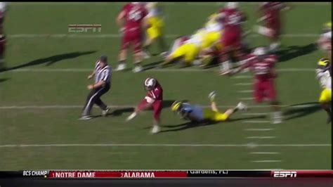 2013 Usc Vs Michigan Connor Shaw 64 Yd Run Youtube