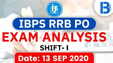 Ibps Rrb Po Prelims 13 Sept 2020 1st Shift Exam Analysis And Asked