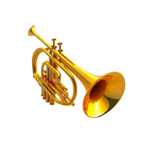 Golden Trumpet Transparent 24396749 PNG