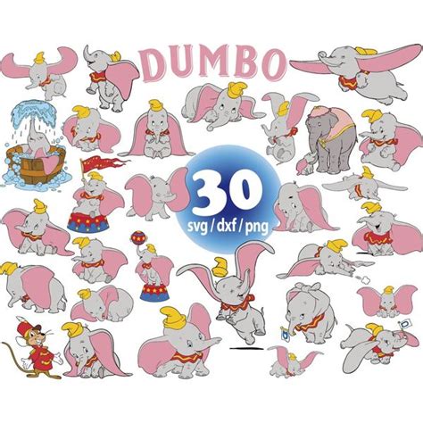 Disney Dumbo Svg Baby Dumbo Svg Dumbo Flying Svg Dumbo Ci Inspire