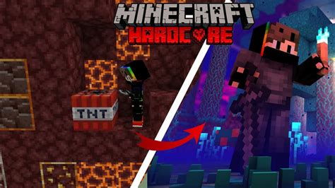 Grinding Full Netherite Armour In Minecraft Hardcore Minecraft