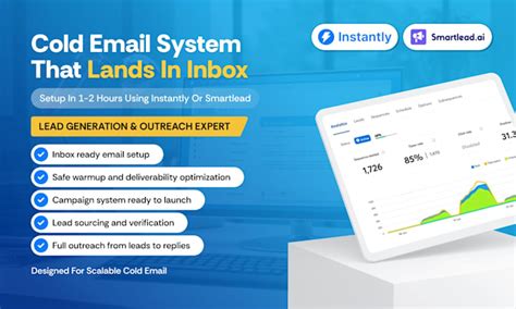 setup instantly  smartlead  cold email marketing  lead