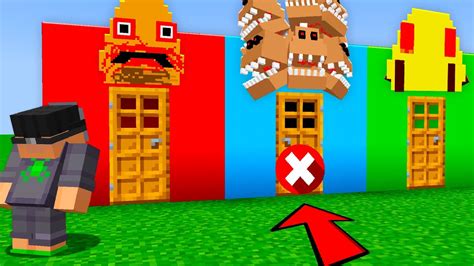 NÃO ESCOLHA A PORTA ERRADA DE BOU S REVENGER NO MINECRAFT YouTube