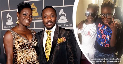 Randb Singer Anthony Hamilton And Ex Tarshas Sons Look Just Like Their Dad