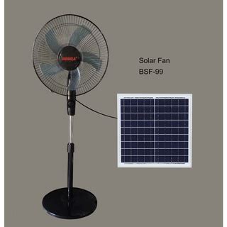 BOSCA Solar Rechargeable Fan 16 Inches 15W Stand Fan Floor Fan BSF 88