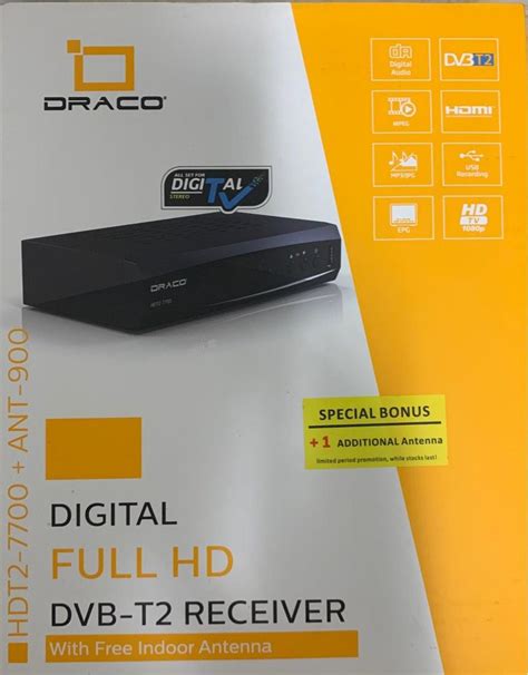 Draco Digital Full Hd Dvb T Receiver Tv Home Appliances Tv