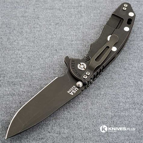 Hinderer Knives XM 18 3 5 Inch Knife Gen 5 Spanto Battle Black DLC