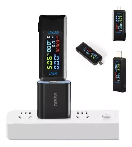 Usb Tester Tipo C Medidor Probador Corriente Voltaje Digital Mercadolibre