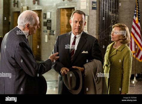 BRIDGE OF SPIES (2015) ALAN ALDA TOM HANKS AMY RYAN STEVEN SPIELBERG ...