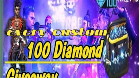 Free Fire Live Giveaways Daily Diamond And Dj Alok Custum Giveaways