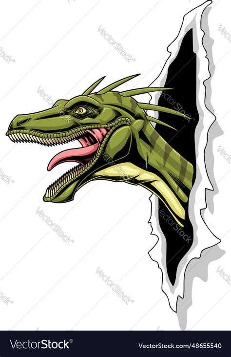 Raptor Dinosaur Royalty Free Vector Image Vectorstock