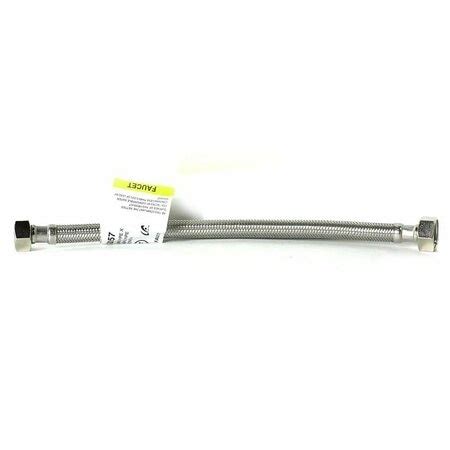 Thrifco Plumbing 1 2 Inch FIP X 1 2 Inch FIP X 12 Inch Long Stainless