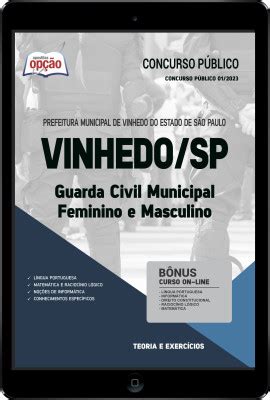 Apostila Prefeitura De Vinhedo Sp Em Pdf Guarda Civil Municipal