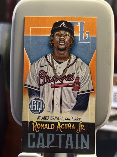 2021 Topps Gypsy Queen Captain Mini CM RAJ RONALD ACUNA JR Atlanta