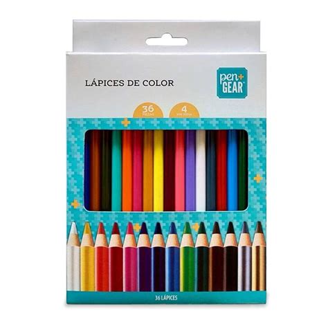 Lápices de Colores Pen Gear Circulares 36 pzas Walmart