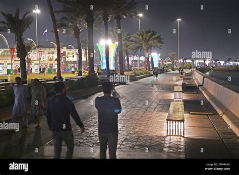 Impressions From Doha Qatar On December 3rd 2022 FIFA Fanfest In The