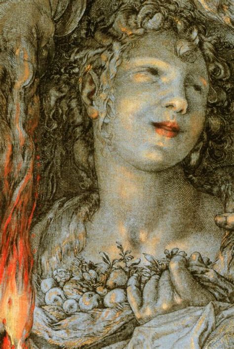 Hendrick Goltzius Detail From Sine Cerere Et Libero Friget Venus