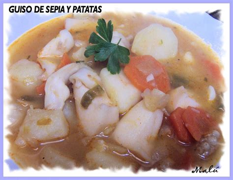 Guiso De Sepia Y Patatas Receta Petitchef