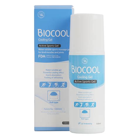 Biocool Cooling Active Sports Gel Roll On 100ml – Pharmazone