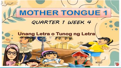 Mtb Mle Mother Tongue Q W Unang Letra O Tunog Ng Letra Grade