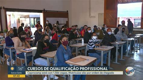 Ceprocamp Abre Mil Vagas Para Cursos Gratuitos De Qualifica O