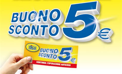 Dico Buono Sconto Di Euro Coupon Spesa