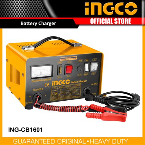 Ingco Ing Cb1601 9 4a Battery Charger With 12 24v Charging Voltage Ipt