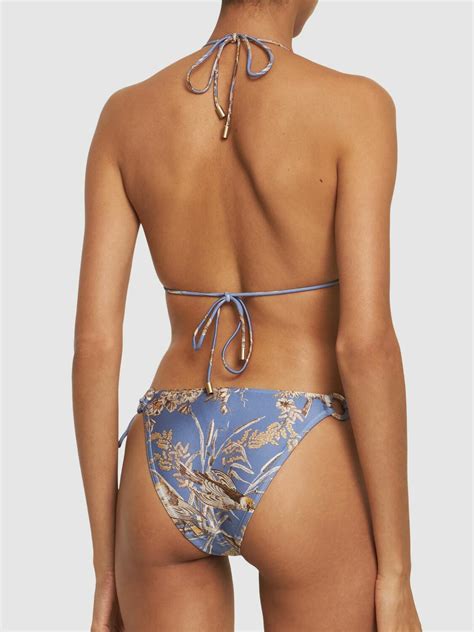 Zimmermann Ottie Lycra Ring Triangle Bikini Set Zimmermann