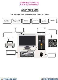 computer mouse worksheet projekte