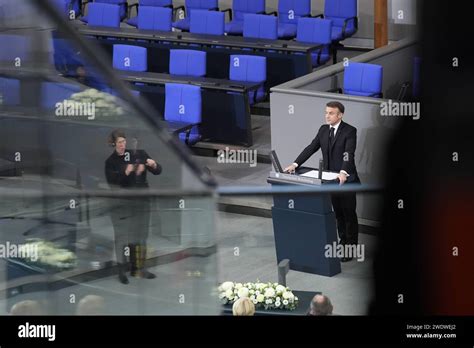 Staatsakt Fuer Wolfgang Schaeuble Im Deutschen Bundestag Emmanuel