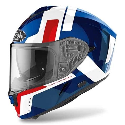 Casque Int Gral Airoh Spark Shogun Bleu Rouge