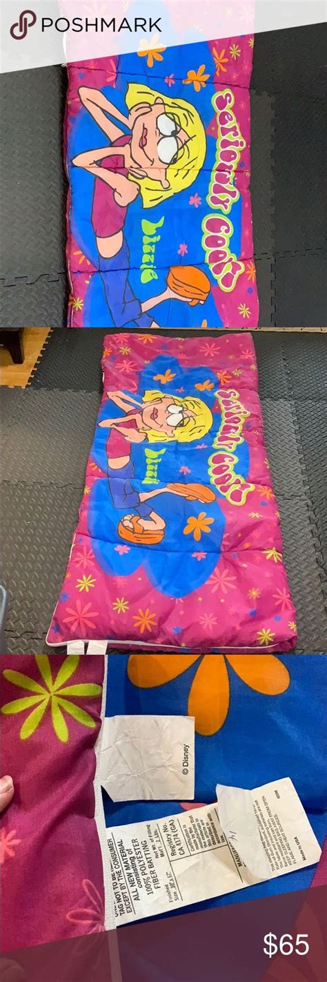 Vintage Disney Lizzie Mcguire Sleeping Bag Lizzie Mcguire Vintage