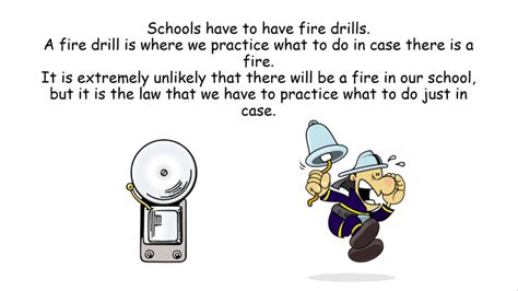 Social Story On The Fire Drill Teaching Plans Ireland