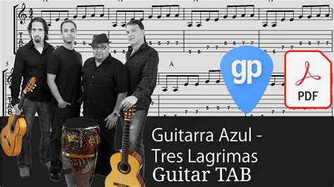 Guitarra Azul Tres Lagrimas Guitar Tabs TABS YouTube