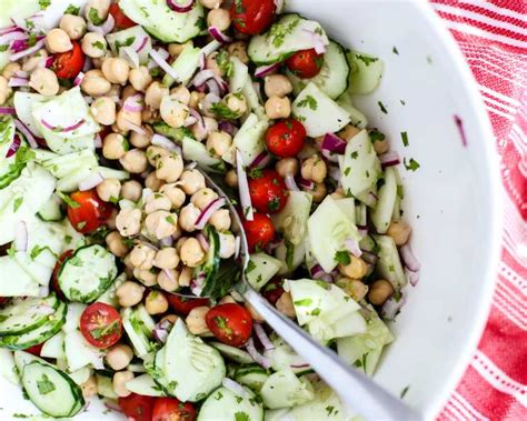 Cucumber and Garbanzo Bean Salad Recipe - Food.com