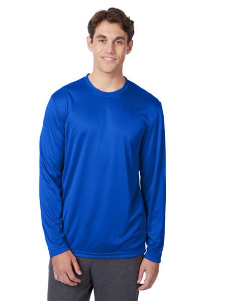 Hanes Adult Cool Dri With Freshiq Long Sleeve Performance T Shirt