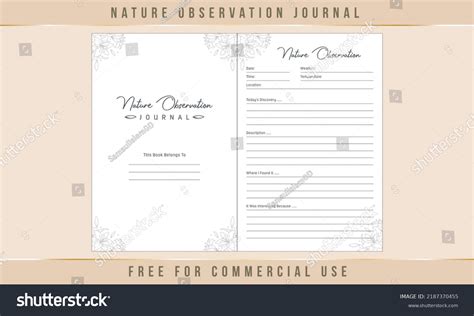 Nature Observation Journal Interior Design Stock Vector (Royalty Free) 2187370455 | Shutterstock