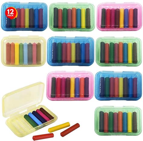 Mini Crayon Sets For Kids 12 Pack Contain 8 Mini Crayons In Each Set