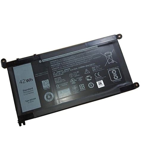 42Wh WDX0R Dell Laptop Battery Battery Type Lithium Ion Model Name