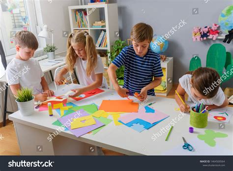 Creative Projects School Children Home School Stock Photo 1464500564 ...