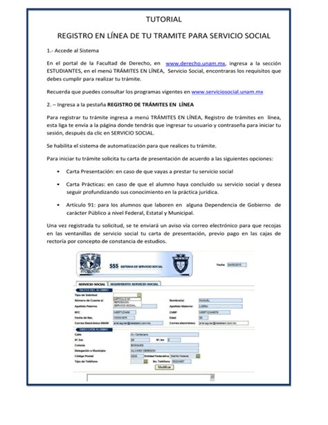 Cu Les Son Los Requisitos Para Realizar El Servicio Social En La