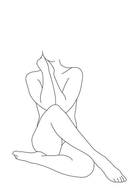 Simple Line Drawing Human Body Hot Sex Picture