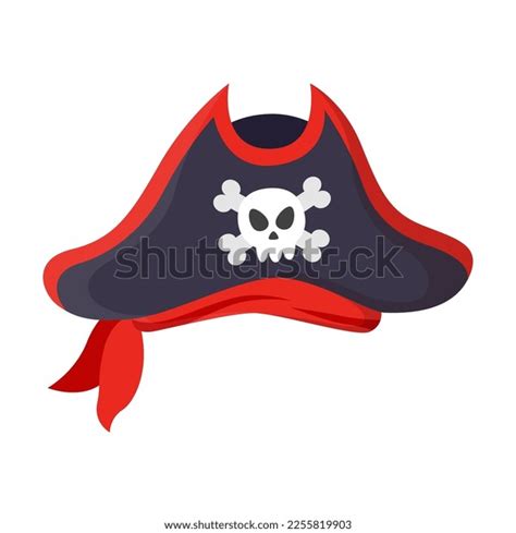 Pirate Hat Vector Illustration Cartoon Pirate Stock Vector (Royalty ...