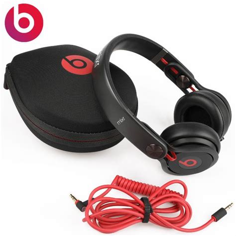 Genuine Beats By Dr Dre Mixr Neon Dj Swivel Headphones Black Ebay