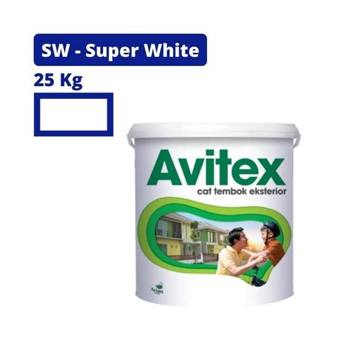 Jual Cat Tembok Avian Avitex Eksterior Sw Super White 25 Kg