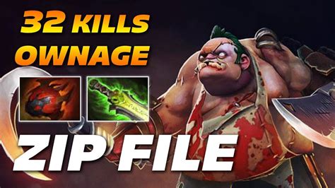 Zip File Pudge Kills Ownage Dota Pro Gameplay Youtube