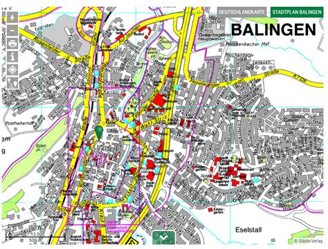 Stadtplan Balingen